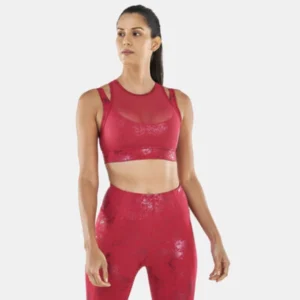 Mid Impact Fashion Luxe Sport Bra