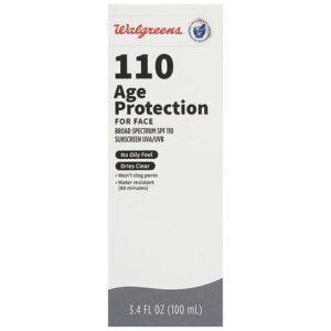 Walgreens 110 sunblock